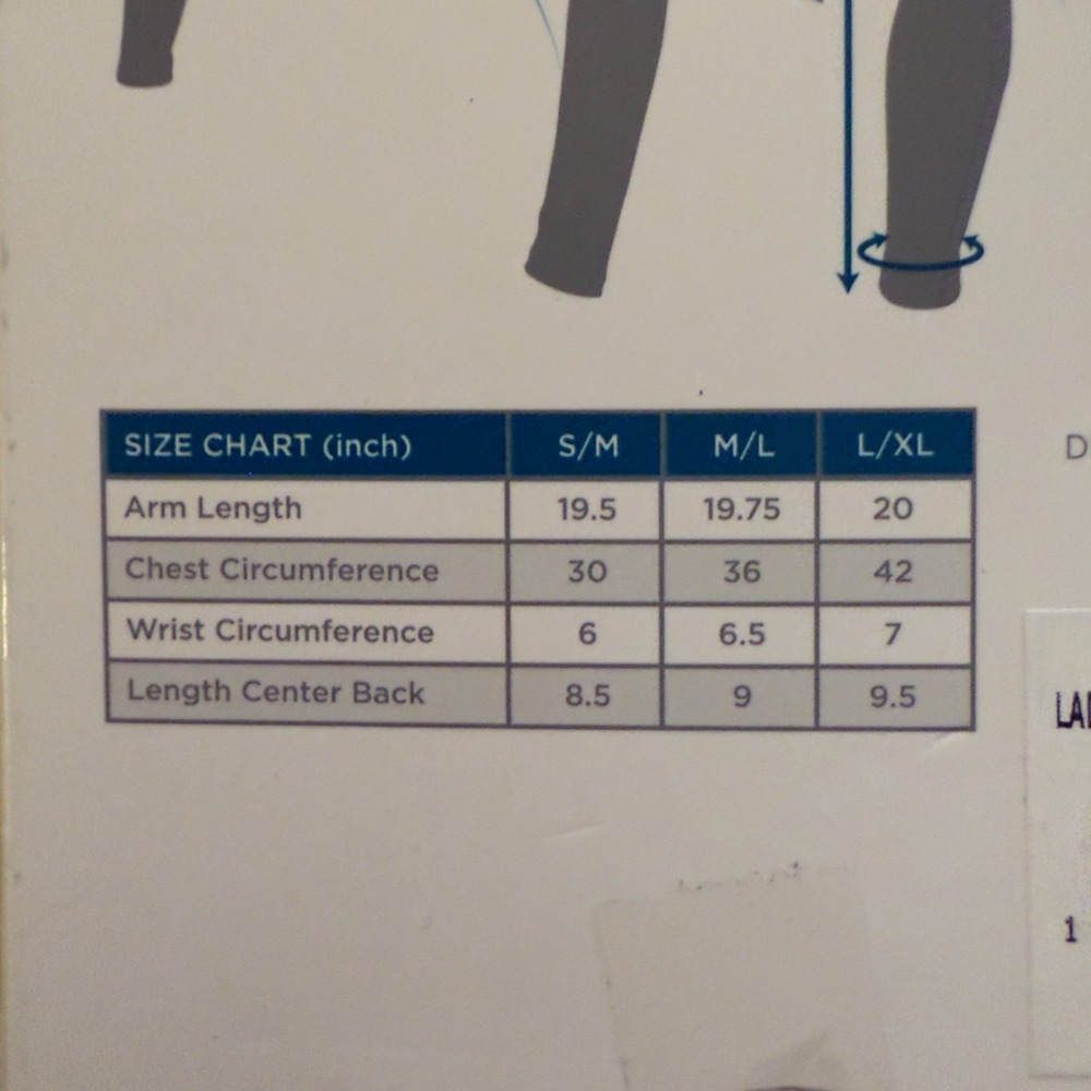 NEW! Lady Hagen Womens Shoulder UV Sun Wrap L/XL Gray UPF 50+ Stretch Tagless - Picture 3 of 3
